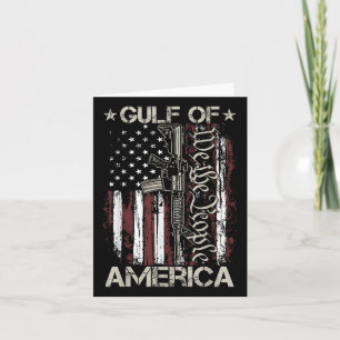 Gun American Flag Patriots Gulf Of Usa America Card