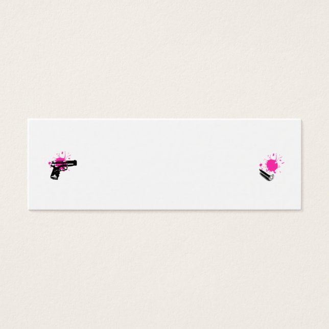Gun and Bullet Profile Card - ADD TEXT! (Front)