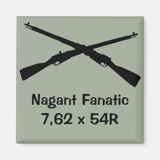 Gun cabinet magnet for Nagant collector!