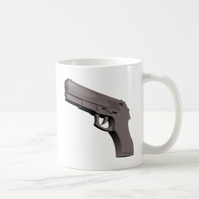 Gun Coffee Mug (Right)