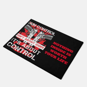 Gun Control Doormat