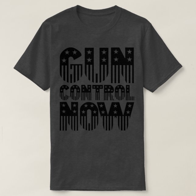 Gun Control Now Remix T-Shirt (Design Front)