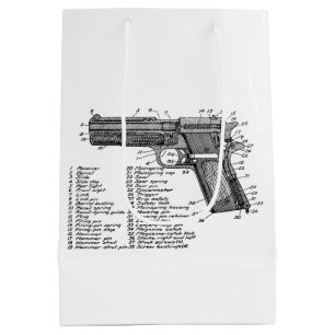 Gun Diagram V2 Medium Gift Bag