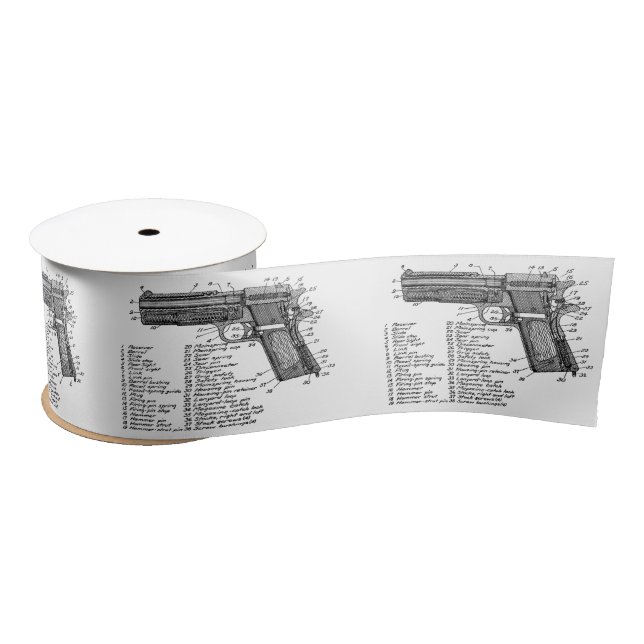 Gun Diagram V2 Satin Ribbon (Spool)