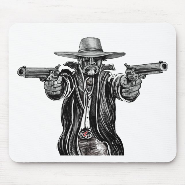 Gun Fighter Mouse Pad (Front)