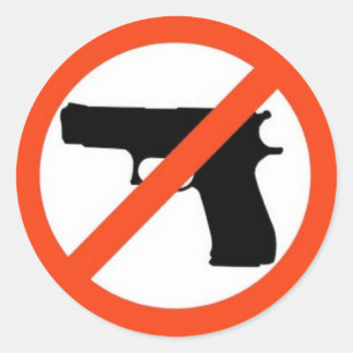 GUN-FREE ZONE STICKERS