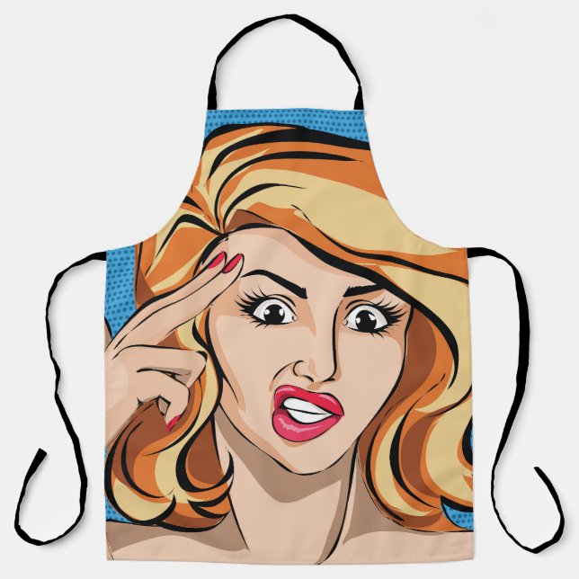  Gun gesture Apron (Front)