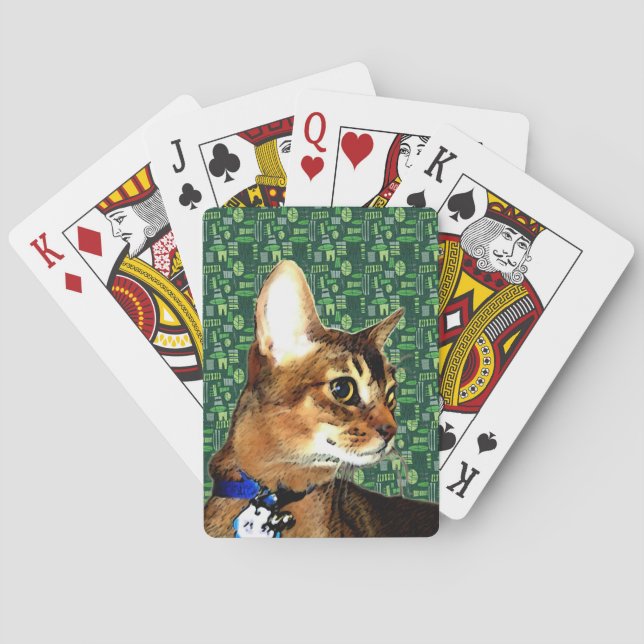 Gun-Hee TikiGreen Playing Cards (Back)