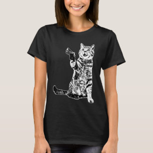 Gun Kitty Funny Cat 1 T-Shirt
