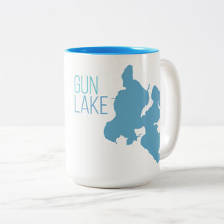 Gun Lake Two-Tone Coffee Mug