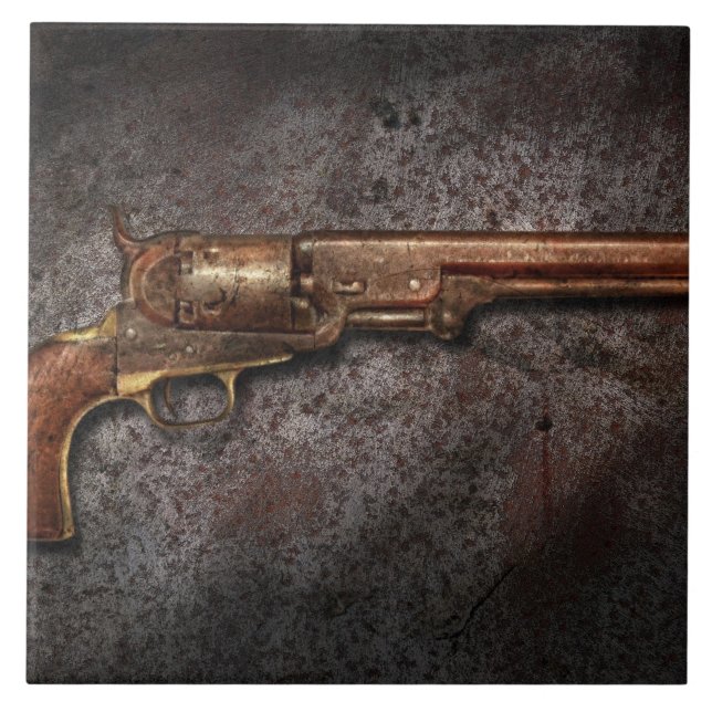 Gun - Model 1851 - 36 Calibre Revolver Tile (Front)