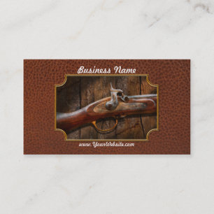 Gun - Musket - London Armoury Business Card