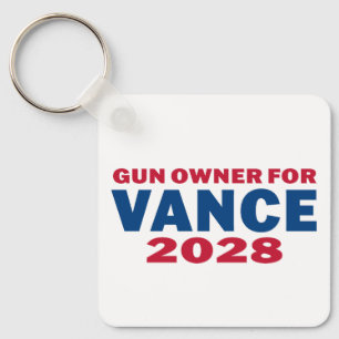 Gun Owner for Vance 2028 Key Ring