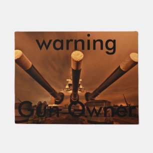 Gun Owner welcome matt Doormat