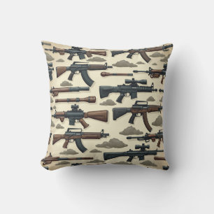 gun pattern cushion