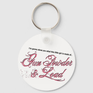Gun Powder & Lead Key Ring