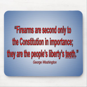 Gun Rights - George Washington Mouse Pad