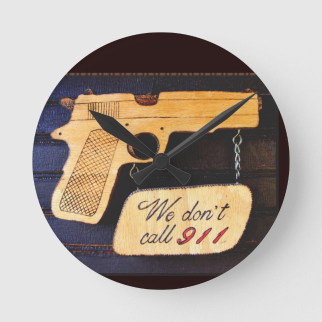 Gun Round Clock (Front)