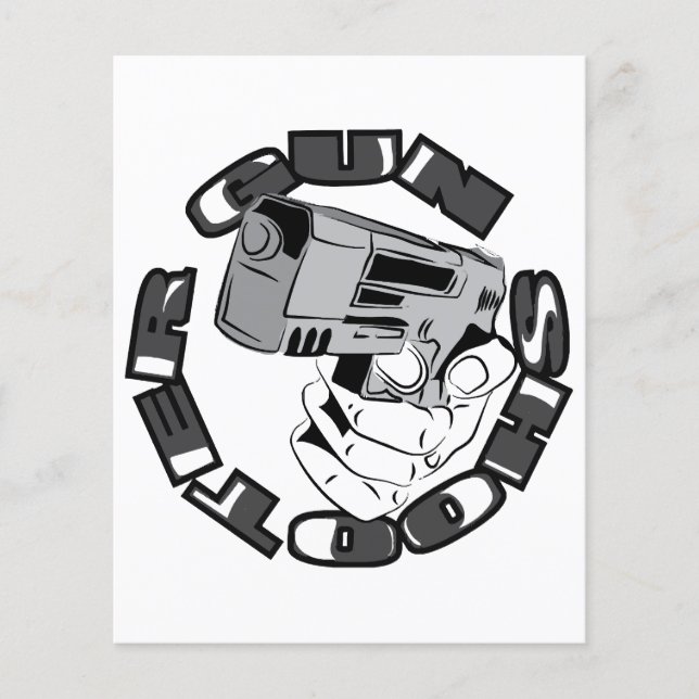 Gun shooter illustration (Front)