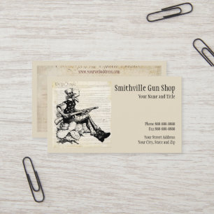 Gun Shop Business Card