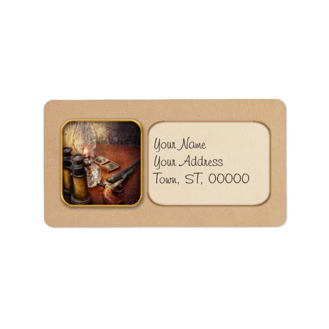 Gun - The adventures code Label (Front)