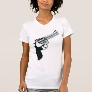 Gun vintage style womens tshirt