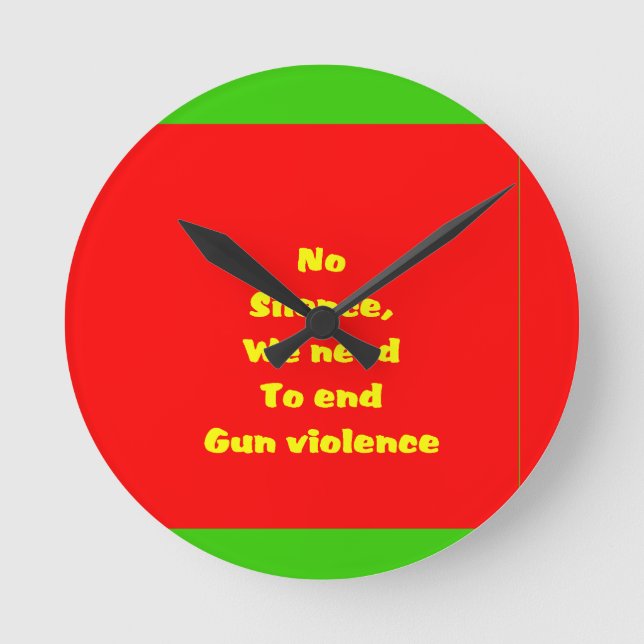 Gun violence round clock (Front)
