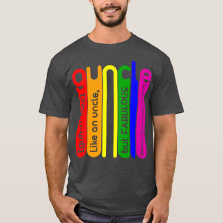Guncle Definition Funny Gift for Gay Uncles  T-Shirt