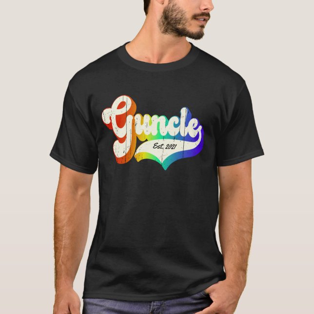 "Guncle - est. date" T-Shirt (Front)