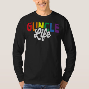 Guncle Life Proud Gay Uncle Lgbt Pride T-Shirt
