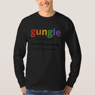 Guncle Like An Uncle Only Cooler Gay Pride Lesbian T-Shirt
