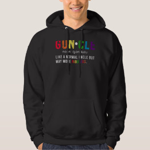 Guncle Uncle Gay Fabulous Awesome Lgbtq Fathers D Hoodie