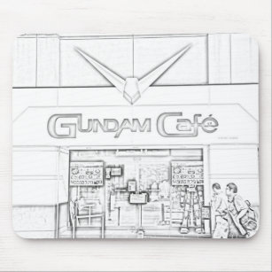 Gundam Cafe in Tokyo Mousepad