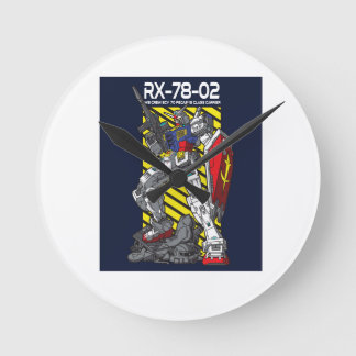 Gundam Round Clock