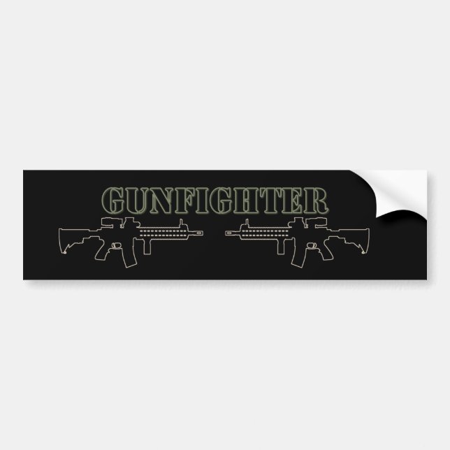 Gunfighter Bumper Sticker (Front)