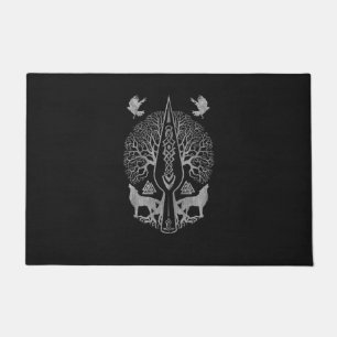 Gungnir - Spear of Odin and Tree of life Doormat