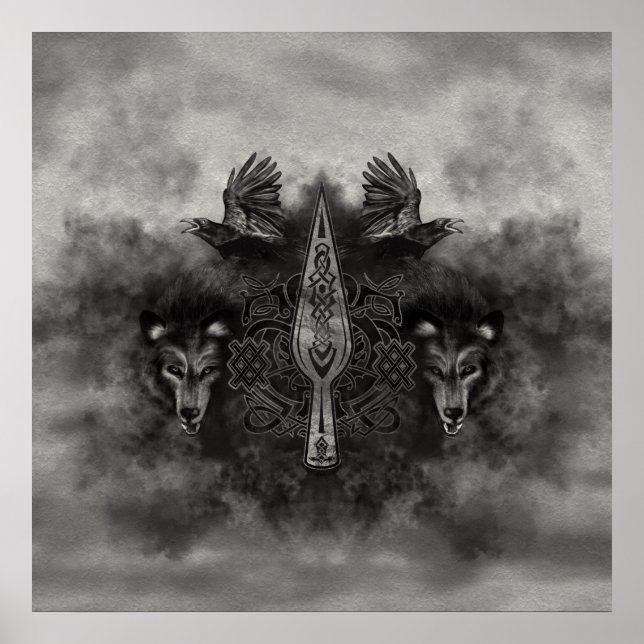 Gungnir - Spear of Odin Poster (Front)