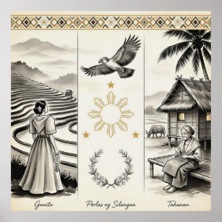 Gunita-Perlas ng Silangan-Tahanan-FilipinoHeritage Poster