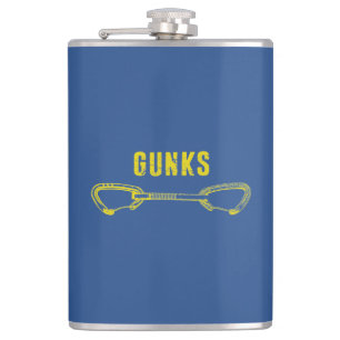 Gunks Climbing Quickdraw Hip Flask