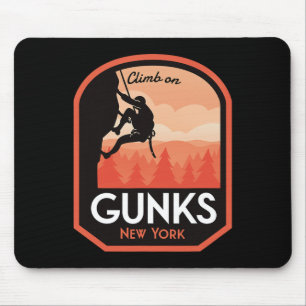 Gunks New York Rock Climbing Mouse Pad
