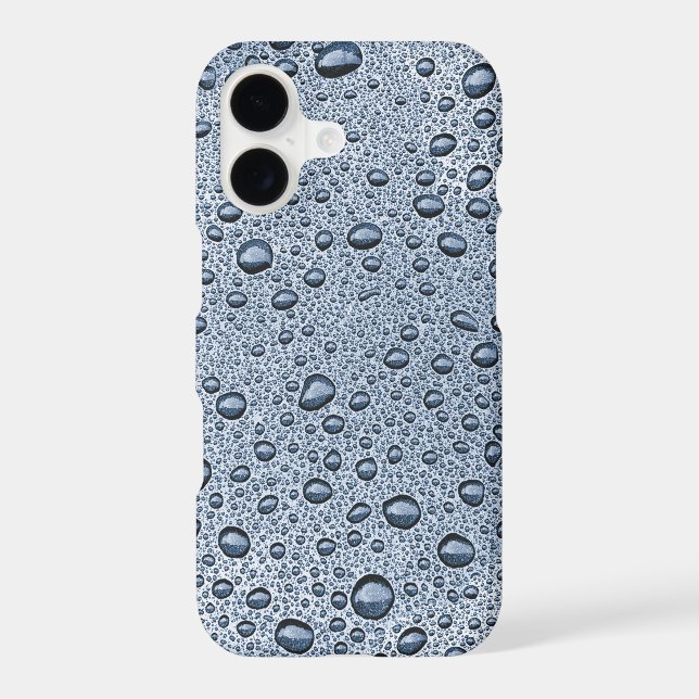 Gunmetal gray water droplets (Back)