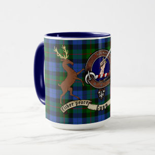 Gunn Clan Badge & Wrap Around Tartan Mug