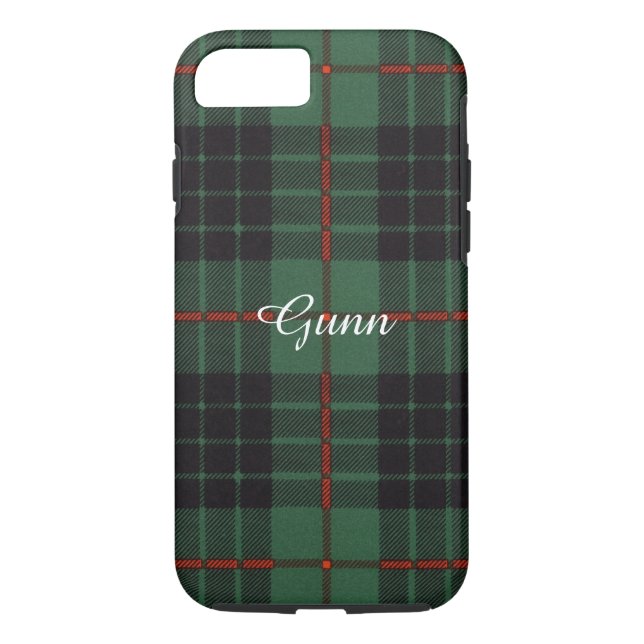 Gunn clan Plaid Scottish tartan Case-Mate iPhone Case (Back)