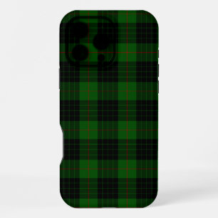 Gunn tartan green black plaid iPhone 16 pro max case