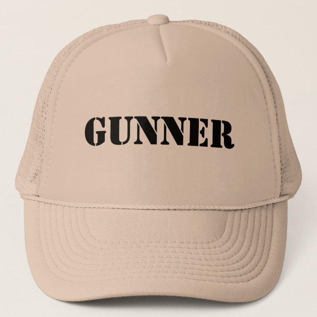 GUNNER TRUCKER HAT (Front)