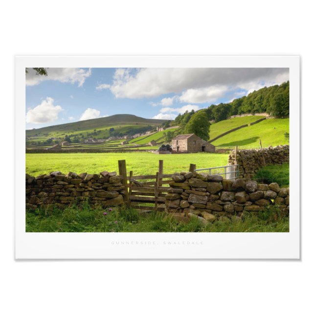 Gunnerside, Swaledale Photo Print (Front)