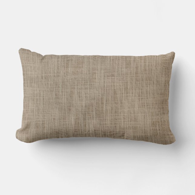 Gunny sack background lumbar cushion (Front)