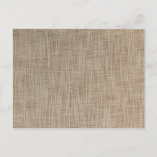 Gunny sack background postcard