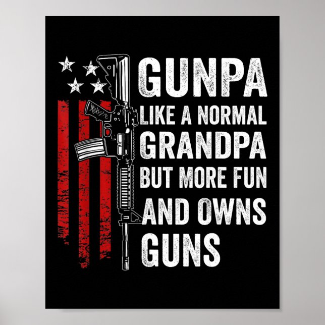 Gunpa Like A Normal Grandpa But More Fun And Owns  Poster (Front)