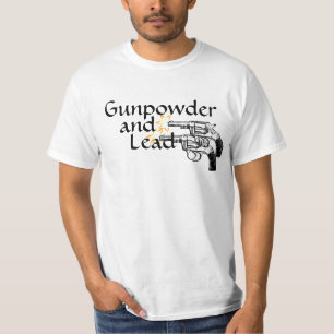 Gunpowder and Lead Revolver Pistol Set T-Shirt